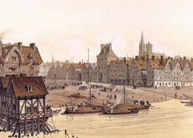 hôtel de ville of Paris historical painting